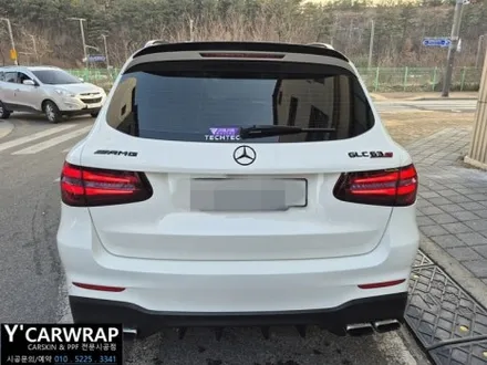 벤츠 GLC 63S 그릴 포인트 랩핑 + 라이트 스모그 PPF 시공 / 화성 동탄치동천로