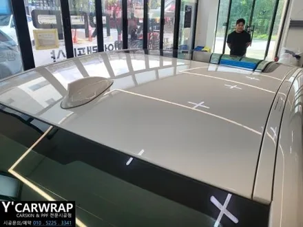 자동차 루프스킨 블랙 PPF :) BMW 5시리즈 / 화성 동탄치동천로