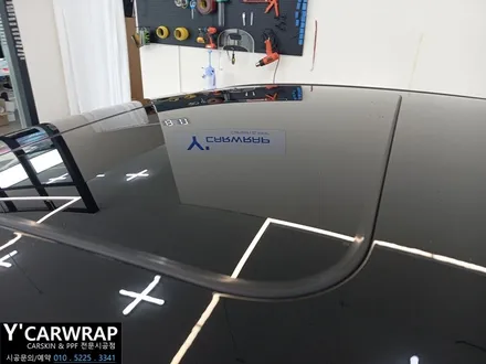 벤츠 E클래스 e220d 동탄 루프스킨 :) 이제는 블랙  PPF로 시공해요! / 화성 동탄치동천로