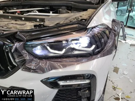 자동차 멋짐 폭발 :) BMW X6 유광 그레이 크레용 전체랩핑 / 화성 동탄치동천로