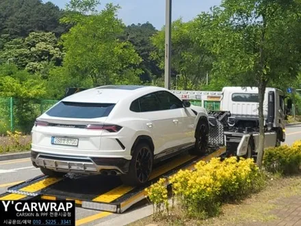 왜 PPF 필름 시공 하냐고요? :) 직접 보여 드릴게요 / 람보르기니 우르스 사고 후 제거 / 화성 동탄치동천로