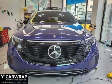 벤츠 EQC400 전기 자동차 전체랩핑 :) 에이버리 마그네틱 버스트 / 화성 동탄치동천로