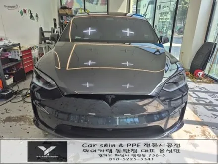 테슬라 모델X 전체랩핑 시공기:)  순정과는 다른 특별한 컬러로 완벽 변신 / 화성 동탄치동천로