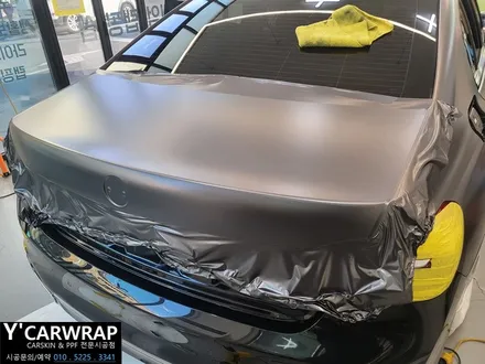 자동차 튜닝 끝판왕! :) BMW 7시리즈 사틴 다크 그레이 전체 랩핑 / 화성 동탄치동천로