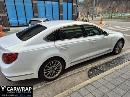 K9 전체랩핑 시공 :) 순정같은 느낌의 골드빛 펄 유광 화이트 / 화성 동탄치동천로