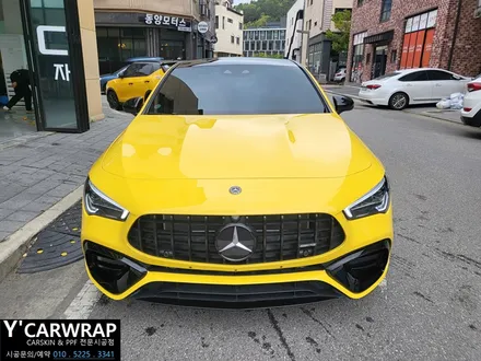 벤츠 CLA 45S AMG 자동차 PPF필름 시공 가격은?? :)  시공 받는 이유는 분명 하네요. / 화성 동탄치동천로