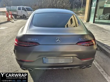 벤츠 GT43 AMG 자동차 전체랩핑 으로 순정무광 처럼 :) 사틴 다크 그레이 / 화성 동탄치동천로