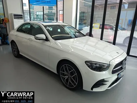 벤츠 E클래스 e220d 동탄 루프스킨 :) 이제는 블랙  PPF로 시공해요! / 화성 동탄치동천로