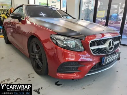 벤츠 E450D 쿠페 카브리올레 전체 랩핑 :) 3M 쿨그레이 / 화성 동탄치동천로