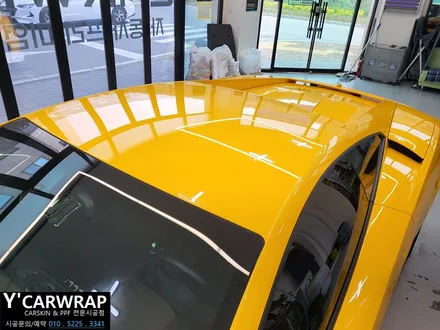 람보르기니 가야르도 동탄 슈퍼카 랩핑 :) 3M2080 썬플라워 / 화성 동탄치동천로