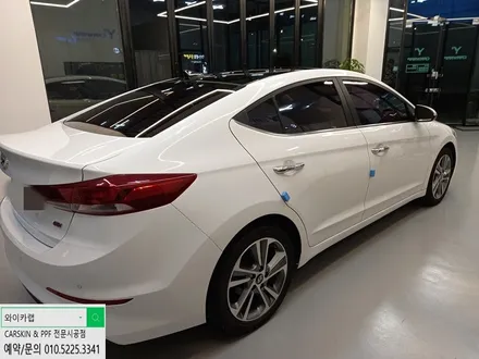 아반떼AD 3M2080 유광블랙 루프스킨 포인트랩핑 동탄랩핑 오산랩핑 수원랩핑 병점랩핑 랩핑시공 PPF시공 카스킨전문점 랩핑문의 랩핑맛집 와이카랩 / 화성 동탄치동천로