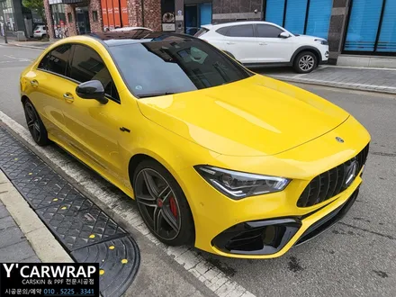 벤츠 CLA 45S AMG 자동차 PPF필름 시공 가격은?? :)  시공 받는 이유는 분명 하네요. / 화성 동탄치동천로