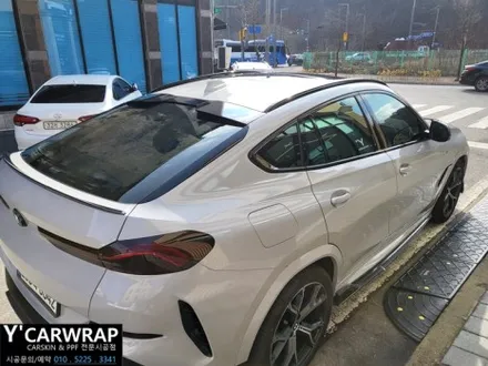 자동차 멋짐 폭발 :) BMW X6 유광 그레이 크레용 전체랩핑 / 화성 동탄치동천로