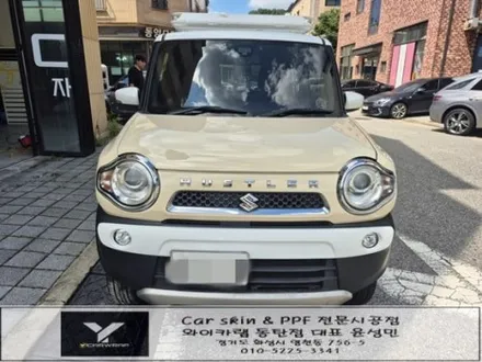 스즈키 허슬러 베이지로 전체랩핑부터 실내랩핑까지 :) 분위기를 완전히 바꿔드렸습니다! / 화성 동탄치동천로