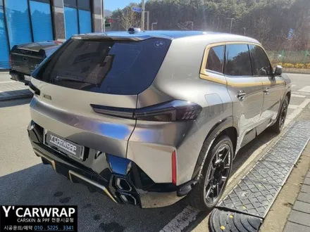 BMW XM 전체 랩핑 시공 :) 타이니봇 쥬시 밀크 그레이 / 화성 동탄치동천로