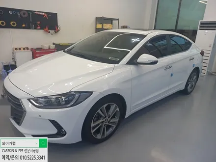아반떼AD 3M2080 유광블랙 루프스킨 포인트랩핑 동탄랩핑 오산랩핑 수원랩핑 병점랩핑 랩핑시공 PPF시공 카스킨전문점 랩핑문의 랩핑맛집 와이카랩 / 화성 동탄치동천로