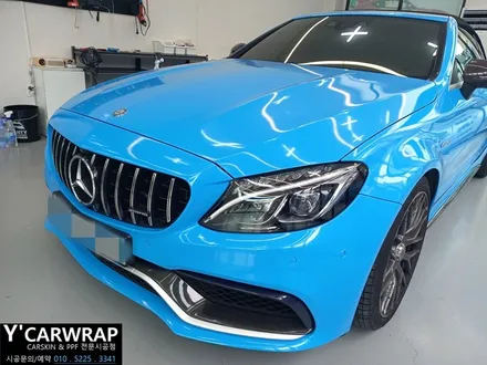 자동차 랩핑 튜닝 비용은? 벤츠 C63 AMG 쿠페 드레스업 / 화성 동탄치동천로