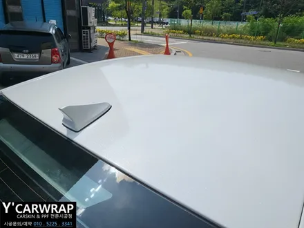 새차 같은 느낌! :) 자동차 전체랩핑 어떤가요? 제네시스 G80 다이아몬드 화이트 컬러 / 화성 동탄치동천로