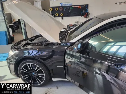 자동차 전체 랩핑 이래서 하는거구나? :) BMW 7시리즈 제거 작업 / 화성 동탄치동천로
