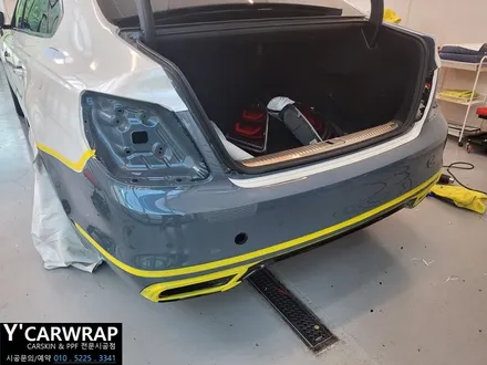 자동차 전체 랩핑 튜닝 인기 필름은? :) K9 에이버리 유광 화이트 펄 / 화성 동탄치동천로