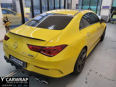 벤츠 CLA 45S AMG 자동차 PPF필름 시공 가격은?? :)  시공 받는 이유는 분명 하네요. / 화성 동탄치동천로