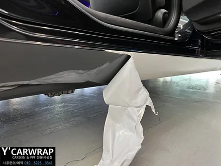 자동차 전체 랩핑 이래서 하는거구나? :) BMW 7시리즈 제거 작업 / 화성 동탄치동천로