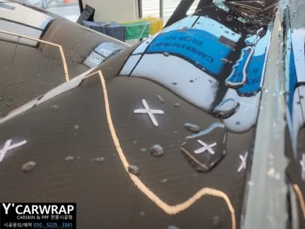 자동차 카본 스포일러 상판 PPF :) 아반떼 N / 화성 동탄치동천로