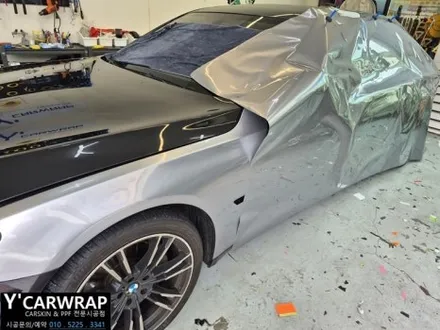 BMW 7시리즈 GT실버 컬러 전체 랩핑 :) 동탄 고광택 필름 시공 / 화성 동탄치동천로