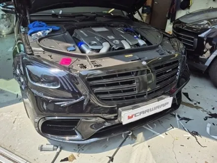 벤츠 S63 AMG 크롬 죽이기 부분 랩핑 :) 화성시 동탄 영천동 / 화성 동탄치동천로
