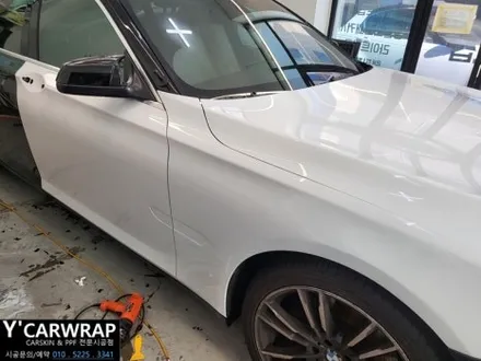 BMW 7시리즈 자동차 전체랩핑 :)동탄 타이니봇 유광 화이트 / 화성 동탄치동천로