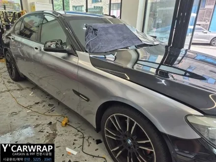 BMW 7시리즈 GT실버 컬러 전체 랩핑 :) 동탄 고광택 필름 시공 / 화성 동탄치동천로