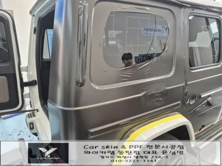 동탄 벤츠 G63 AMG 지바겐 전체랩핑 :) 사틴 다크 바솔트 / 화성 동탄치동천로