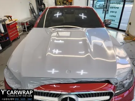 벤츠 E450D 쿠페 카브리올레 전체 랩핑 :) 3M 쿨그레이 / 화성 동탄치동천로