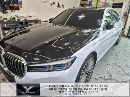 BMW 7시리즈 전체랩핑 :) 블랙에서 유광 화이트로, 크롬죽이기까지 완성한 동탄 랩핑 시공 / 화성 동탄치동천로