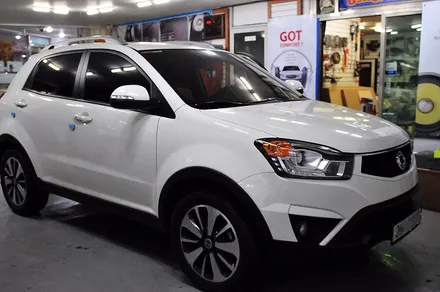 코란도C 포칼 스피커 튜닝 상단 카오디오 레진 작업 / 광주 남구