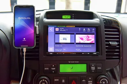 카니발 소니 안드로이드오토 SONY AX5500 업그레이드 / 광주 남구