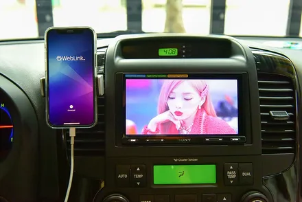 카니발 소니 안드로이드오토 SONY AX5500 업그레이드 / 광주 남구
