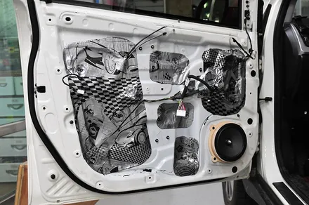 코란도C 포칼 스피커 튜닝 상단 카오디오 레진 작업 / 광주 남구