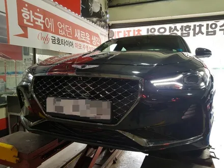 [휠제이] 제네시스 G70 19인치 휠복원 및 휠교체(G70 신형 19my 19인치 순정휠 다크스퍼터링, 고스트크롬) / 대전 중구 문화동