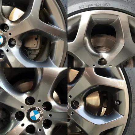 [휠제이]BMW X6 20인치 휠복원(고스트크롬) / 대전 중구 문화동