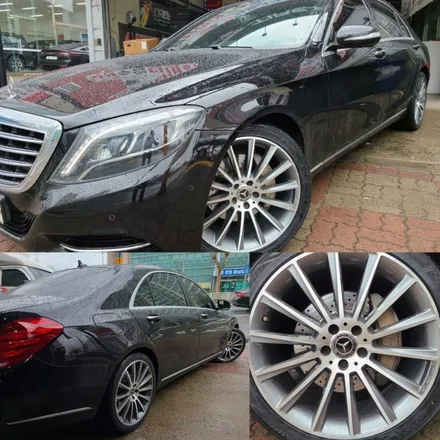 [휠제이]벤츠 W222 S클래스 63 AMG 마차 20인치 순정휠 휠복원 및 인치업 / 대전 중구 문화동