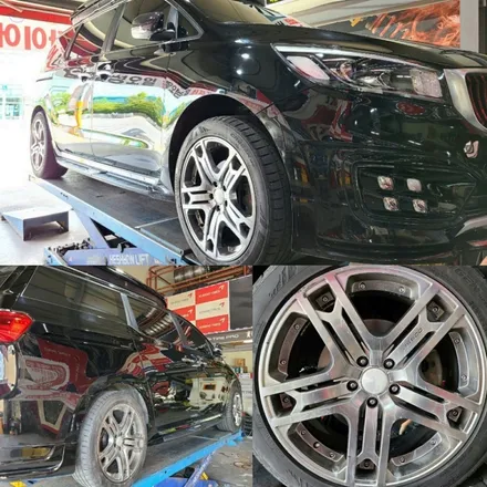 [휠제이]기아 카니발 지마 RS600 20인치 유광블랙 휠도색(휠복원) / 대전 중구 문화동