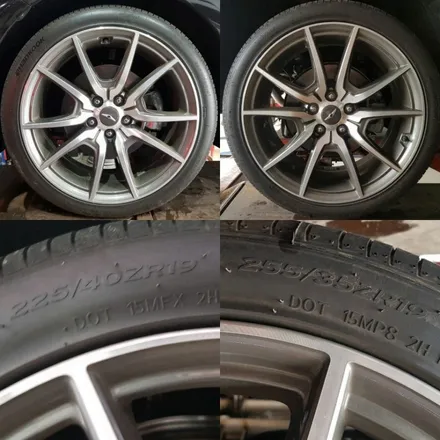 [휠제이] 제네시스 G70 19인치 휠복원 및 휠교체(G70 신형 19my 19인치 순정휠 다크스퍼터링, 고스트크롬) / 대전 중구 문화동