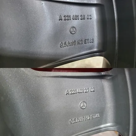 [휠제이]벤츠 W221 S클래스 S500 AMG 19인치 휠복원 / 대전 중구 문화동