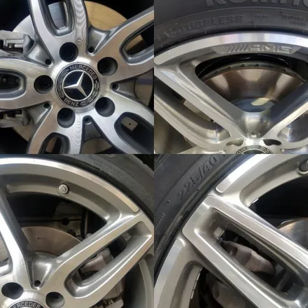 [휠제이] 벤츠 CLA 18인치 휠복원, 인치업(벤츠 CLA250 AMG 별 18인치 순정휠) / 대전 중구 문화동