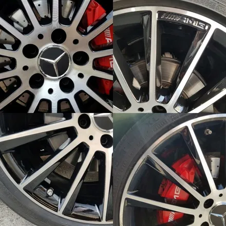 [휠제이] 벤츠 C클래스 19인치 휠복원(C63 AMG 19인치 순정 마차휠) / 대전 중구 문화동