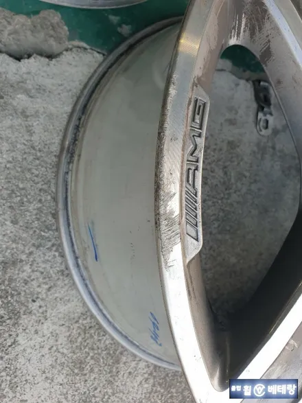 벤츠 GLE350d 컷팅복원[휠복원상담][휠손상][용접성형] / 인천 서구 금곡동