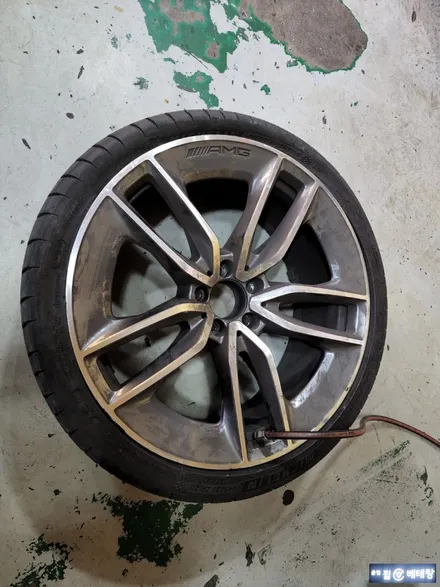 벤츠CLS53 amg 크렉수리 [휠복원싼곳][인천휠복원] / 인천 서구 금곡동
