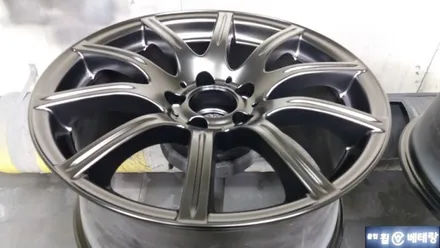 벤츠SLK 55amg 반무광블랙복원 [인천휠수리][김포휠수리] / 인천 서구 금곡동
