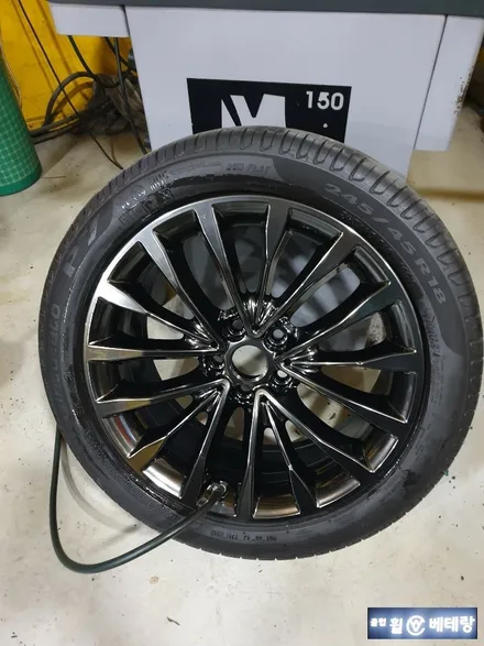 BMW G30 520D 다크크롬복원[휠수리복원][합리적선택] / 인천 서구 금곡동